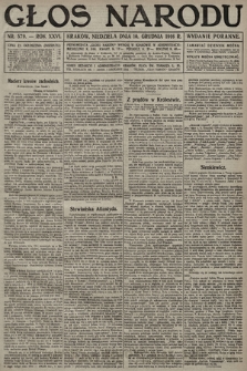 Głos Narodu (wydanie poranne). 1916, nr 579