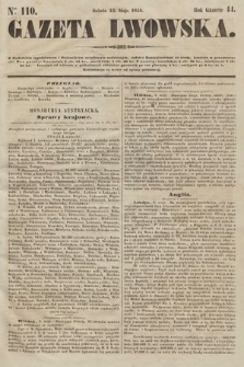 Gazeta Lwowska. 1854, nr 110