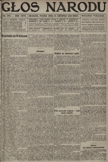 Głos Narodu (wydanie poranne). 1916, nr 583