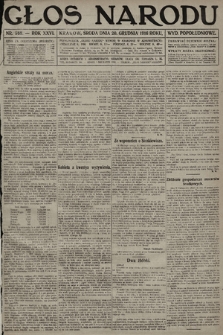 Głos Narodu (wydanie popołudniowe). 1916, nr 588