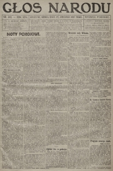 Głos Narodu (wydanie poranne). 1916, nr 592