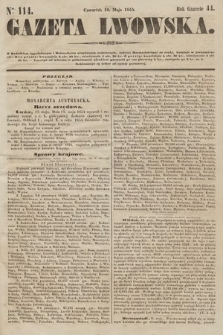 Gazeta Lwowska. 1854, nr 114