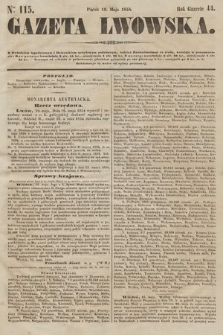 Gazeta Lwowska. 1854, nr 115