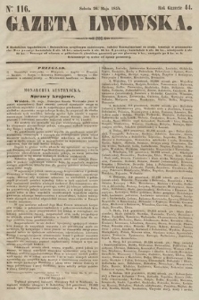 Gazeta Lwowska. 1854, nr 116