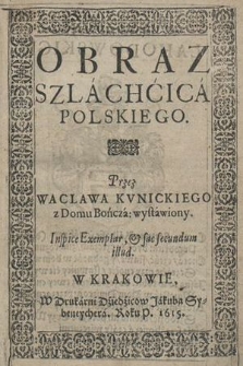 Obraz Szlachcica Polskiego