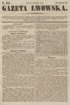 Gazeta Lwowska. 1854, nr 125