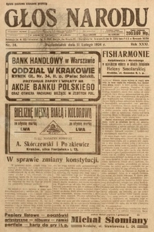 Głos Narodu. 1924, nr 34