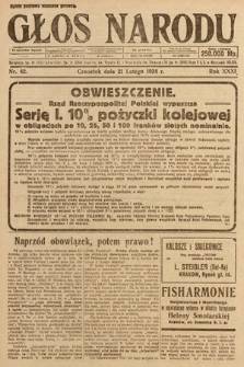 Głos Narodu. 1924, nr 42