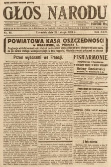 Głos Narodu. 1924, nr 48