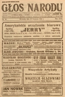 Głos Narodu. 1924, nr 92