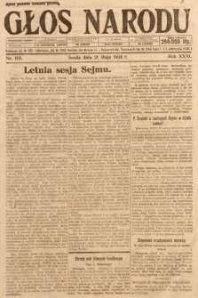 Głos Narodu. 1924, nr 113