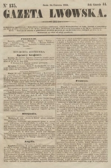 Gazeta Lwowska. 1854, nr 135