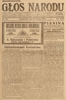 Głos Narodu. 1924, nr 140