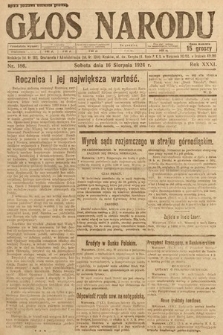 Głos Narodu. 1924, nr 186