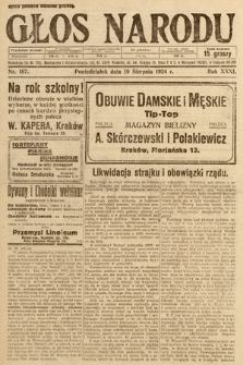 Głos Narodu. 1924, nr 187