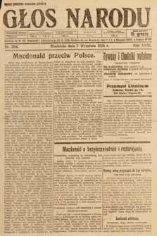 Głos Narodu. 1924, nr 204