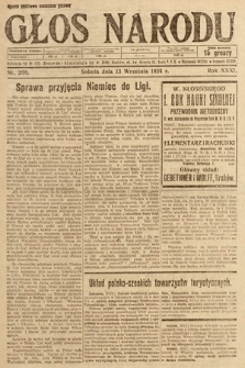 Głos Narodu. 1924, nr 208