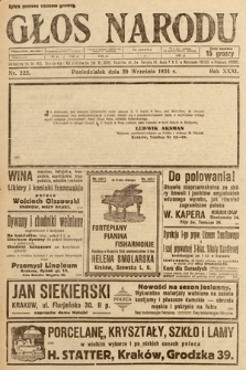 Głos Narodu. 1924, nr 222