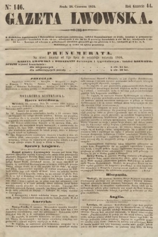Gazeta Lwowska. 1854, nr 146