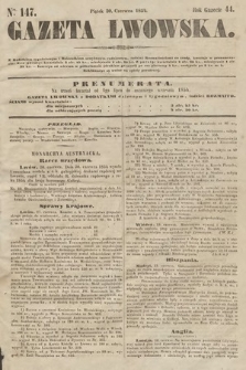 Gazeta Lwowska. 1854, nr 147