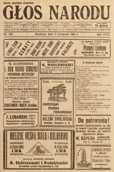 Głos Narodu. 1924, nr 251