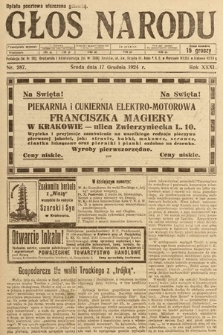 Głos Narodu. 1924, nr 287