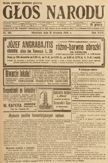 Głos Narodu. 1924, nr 291