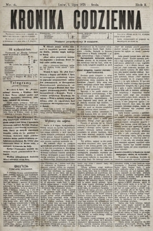Kronika Codzienna. 1876, nr 4