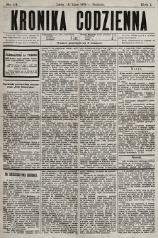 Kronika Codzienna. 1876, nr 14