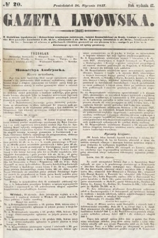 Gazeta Lwowska. 1857, nr 20
