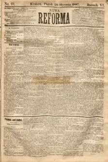 Nowa Reforma. 1887, nr 22