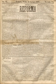 Nowa Reforma. 1887, nr 37