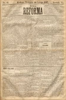 Nowa Reforma. 1887, nr 41