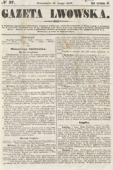 Gazeta Lwowska. 1857, nr 37
