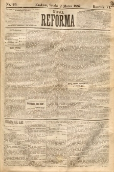Nowa Reforma. 1887, nr 49