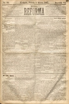 Nowa Reforma. 1887, nr 52