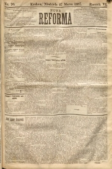 Nowa Reforma. 1887, nr 70