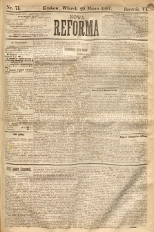 Nowa Reforma. 1887, nr 71