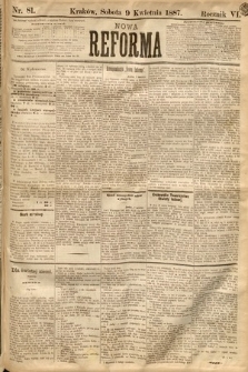 Nowa Reforma. 1887, nr 81