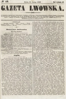 Gazeta Lwowska. 1857, nr 42