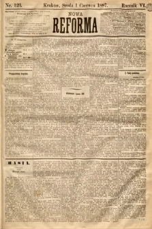 Nowa Reforma. 1887, nr 123