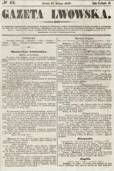 Gazeta Lwowska. 1857, nr 45