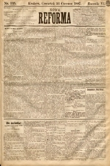 Nowa Reforma. 1887, nr 135