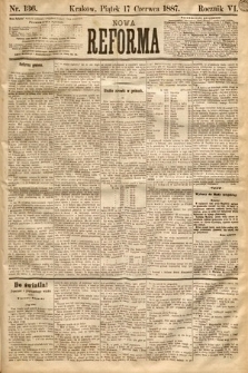 Nowa Reforma. 1887, nr 136
