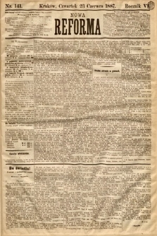 Nowa Reforma. 1887, nr 141