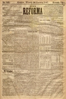 Nowa Reforma. 1887, nr 145
