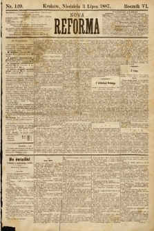 Nowa Reforma. 1887, nr 149