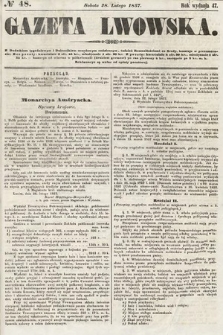 Gazeta Lwowska. 1857, nr 48