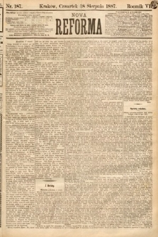 Nowa Reforma. 1887, nr 187