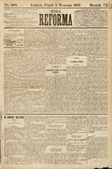 Nowa Reforma. 1887, nr 200